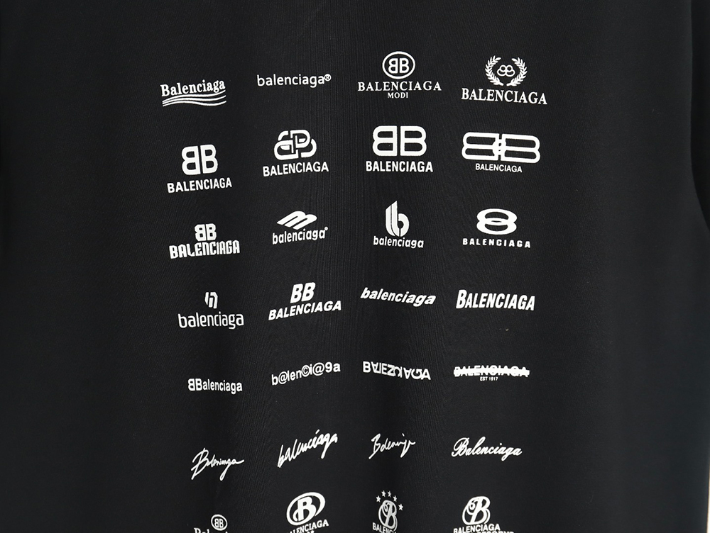Balenciaga multilingual print short-sleeved T-shirt TSK1