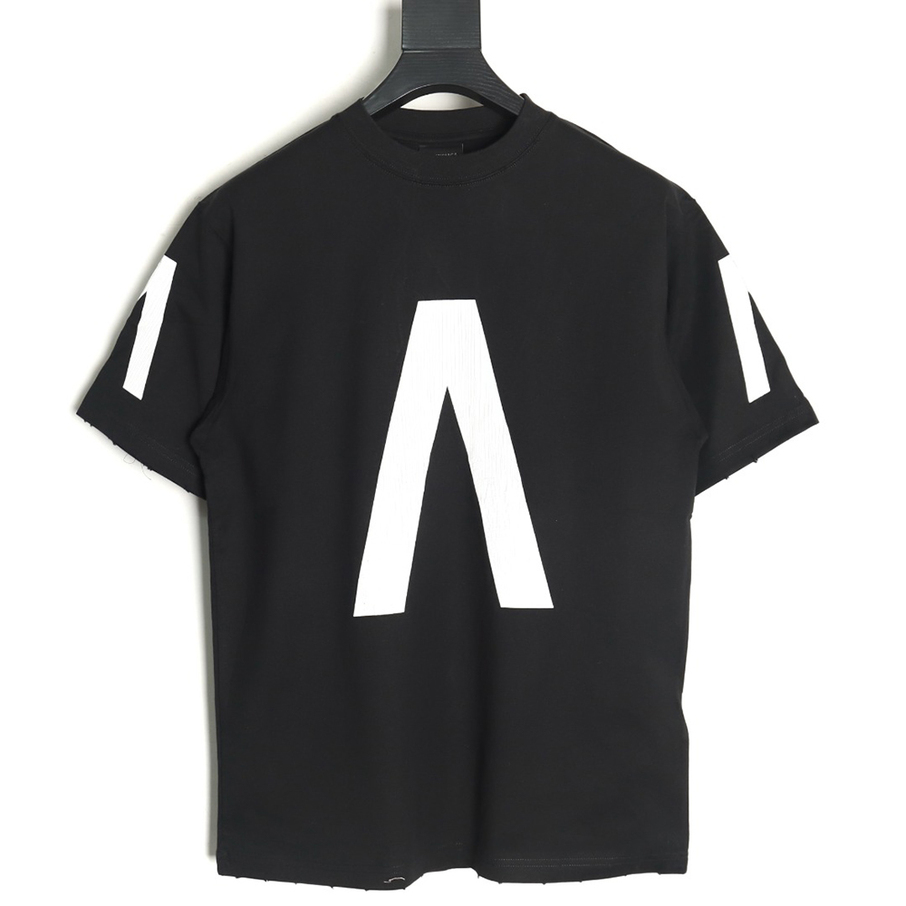 Balenciaga cracked arrow print short sleeves TSK1