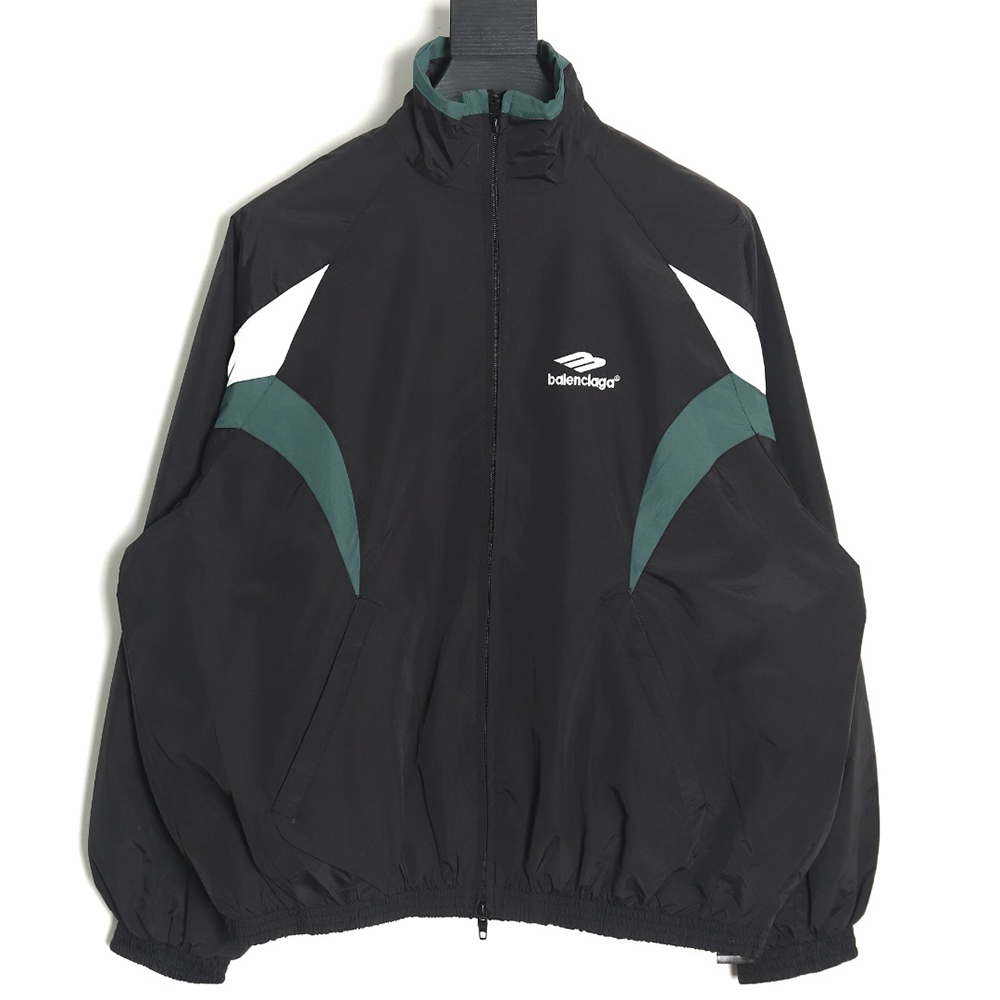 Balenciaga patchwork sports jacket