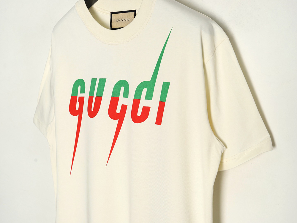 Gucci lightning print short-sleeved T-shirt