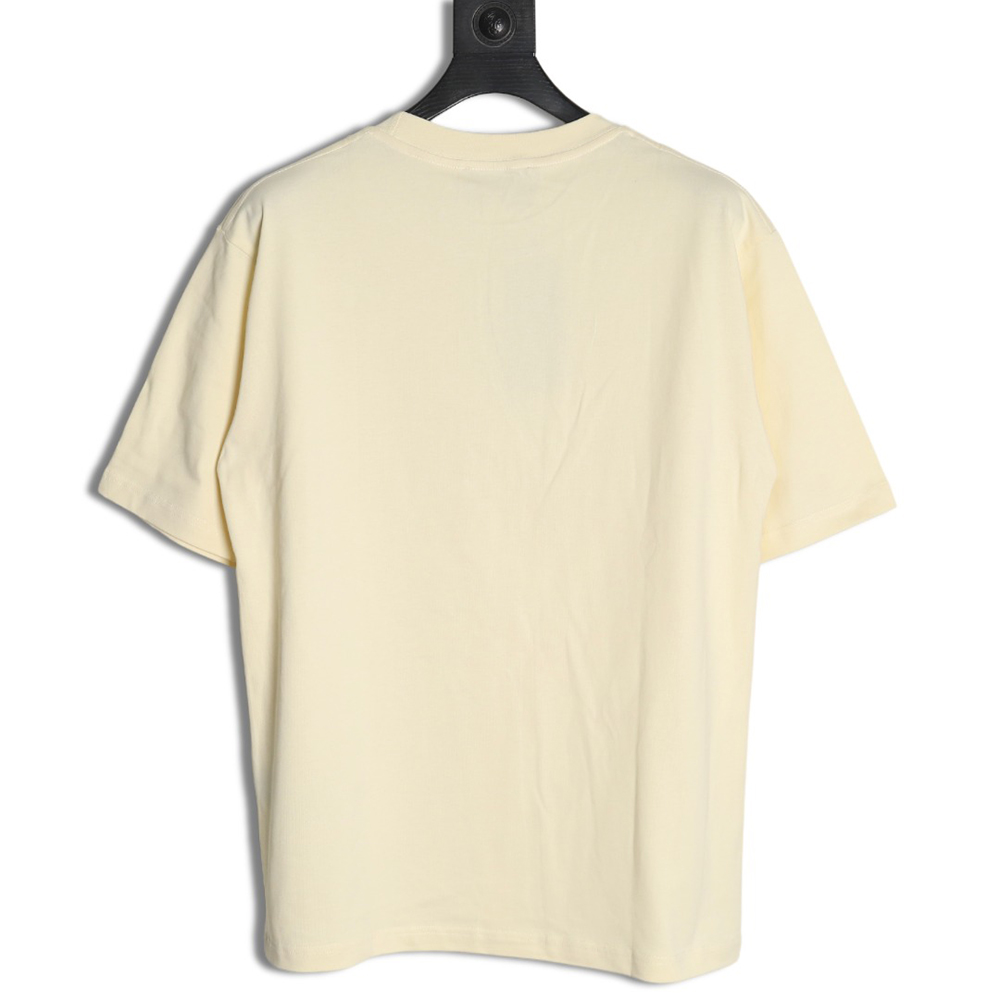Gucci Double G interlocking logo foam print short-sleeved T-shirt
