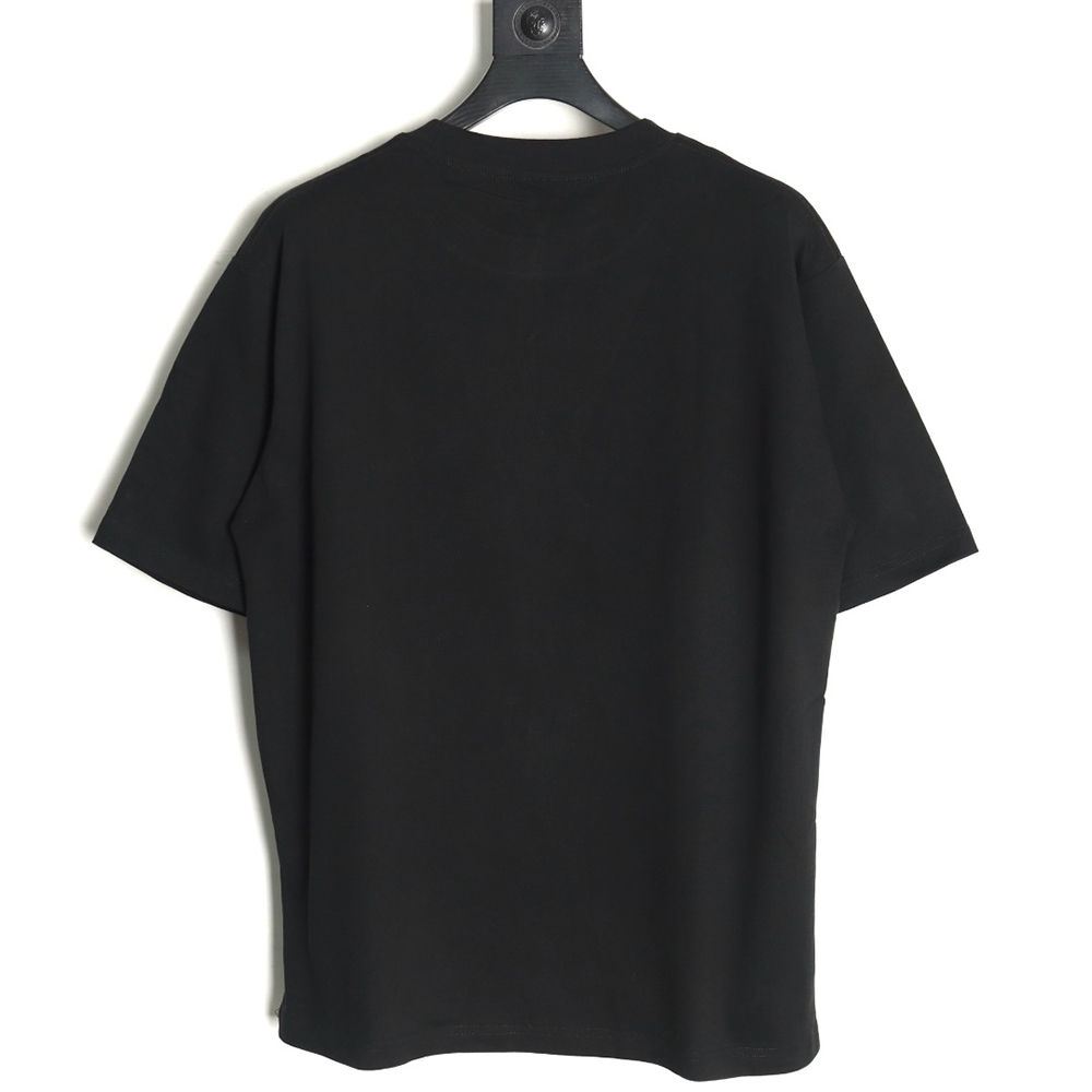 Gucci Double G interlocking logo foam print short-sleeved T-shirt TSK1