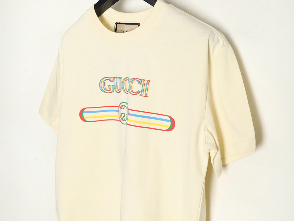 Gucci double-shadow logo short sleeve