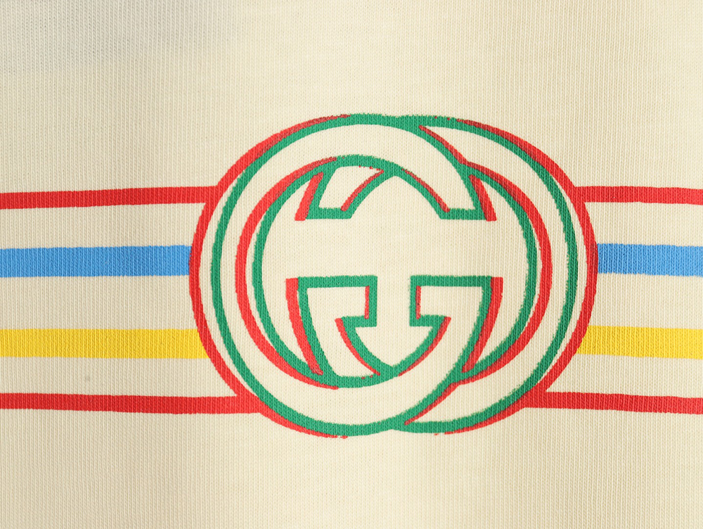 Gucci double-shadow logo short sleeve