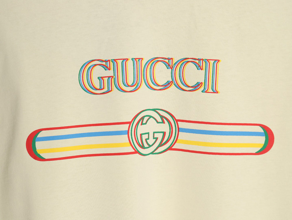 Gucci double-shadow logo short sleeve