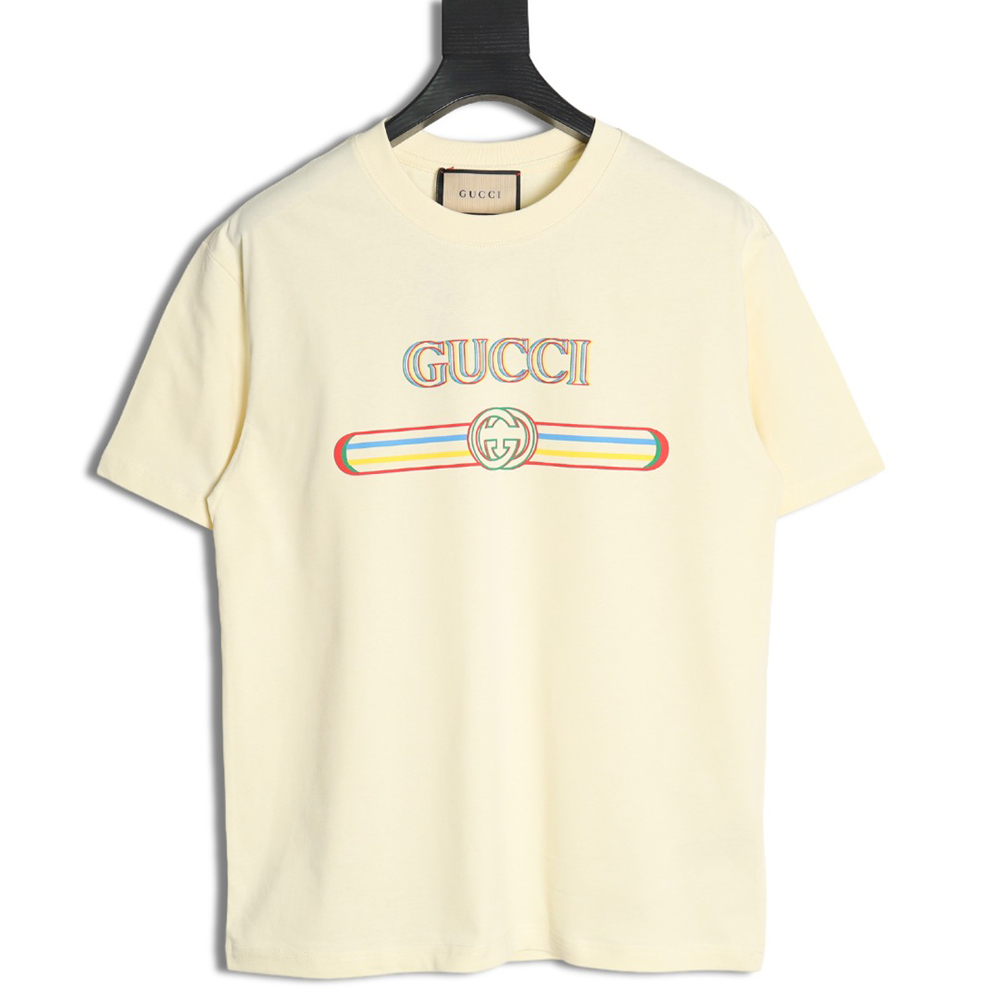 Gucci double-shadow logo short sleeve