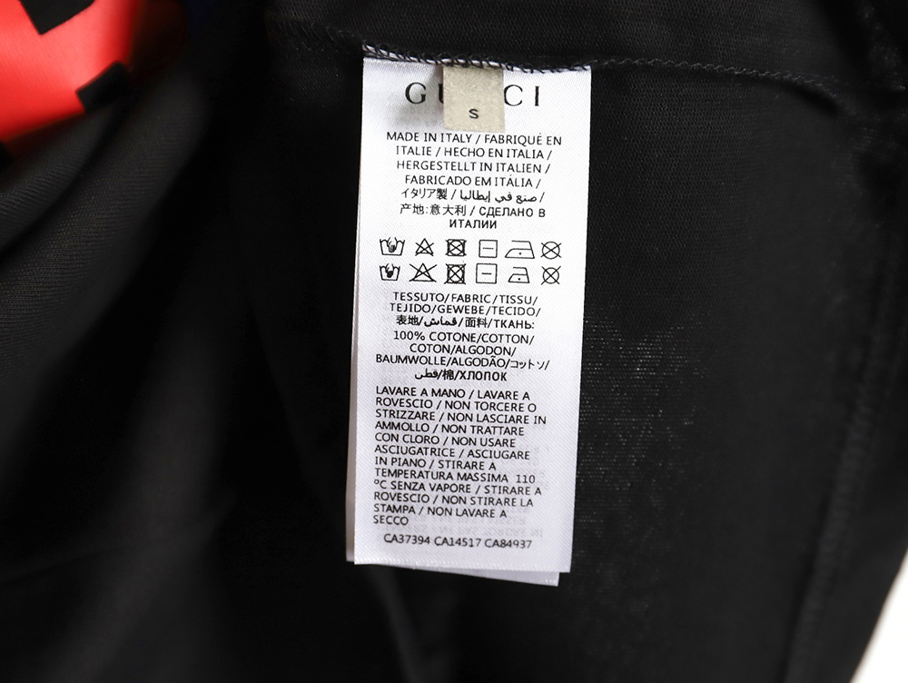 Gucci rainbow lettering short sleeves