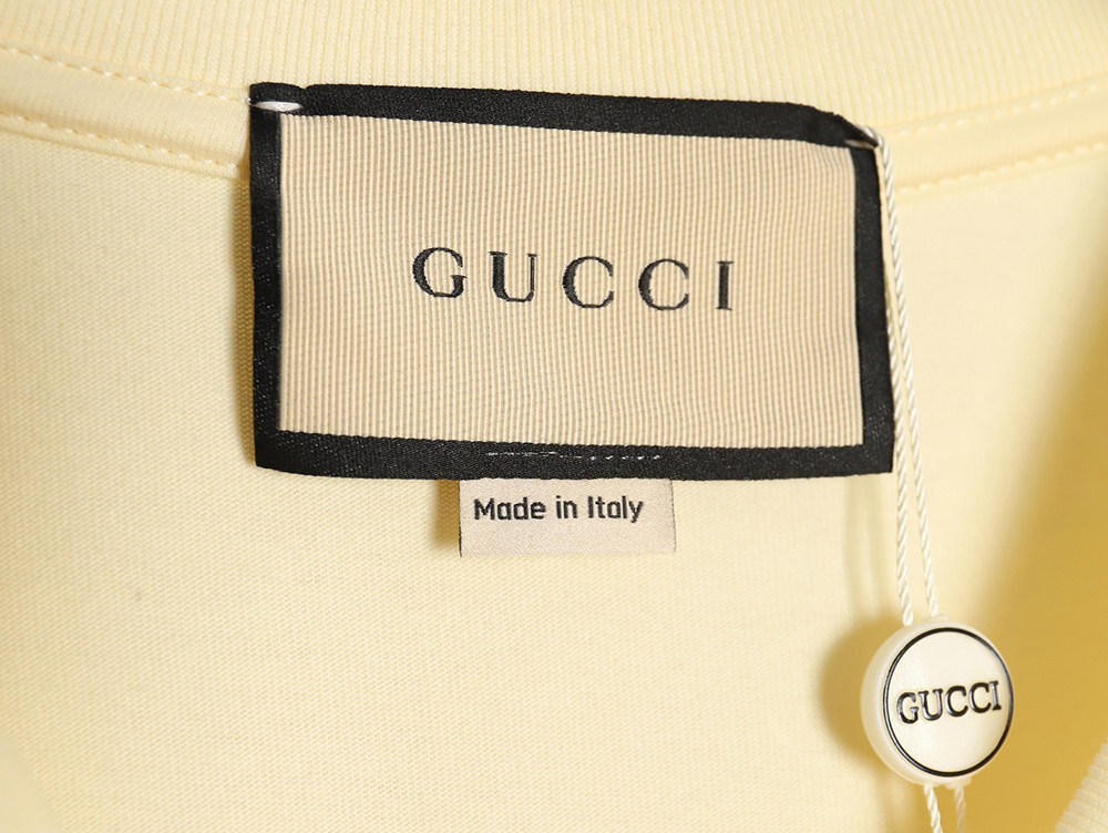 Gucci Mario colorful lettering short-sleeved T-shirt