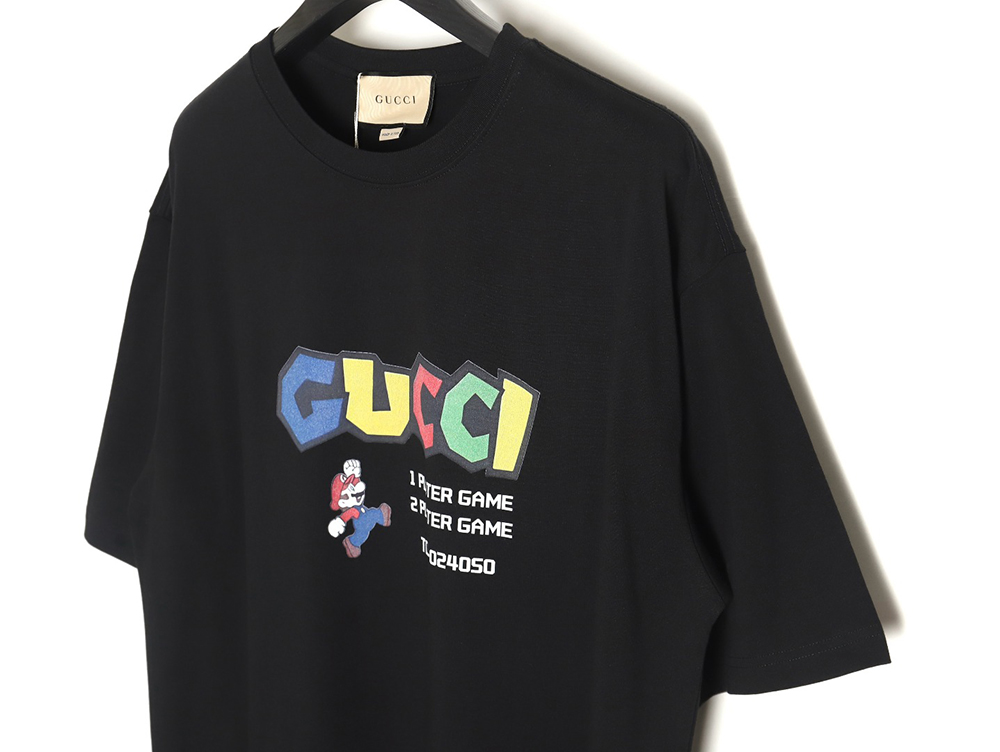 Gucci Mario colorful lettering short-sleeved T-shirt TSK1