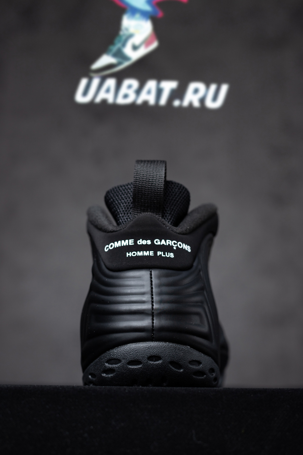 Comme des Garçons Homme Plus x Air Foamposite One 'Black'