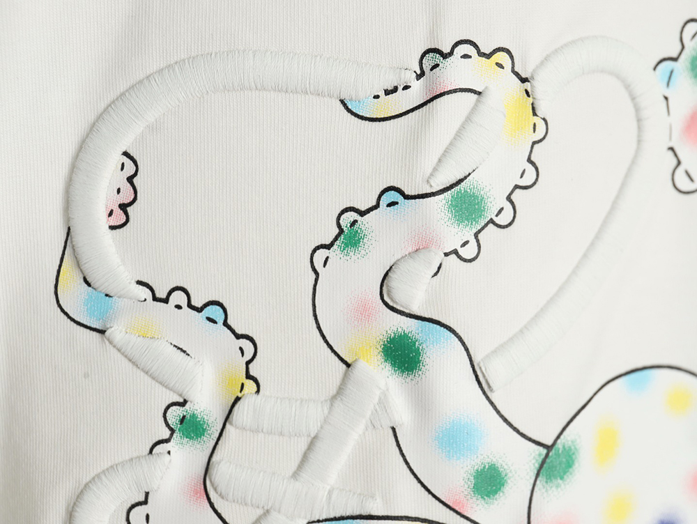 Loewe Octopus print and Anagram embroidered short-sleeved T-shirt