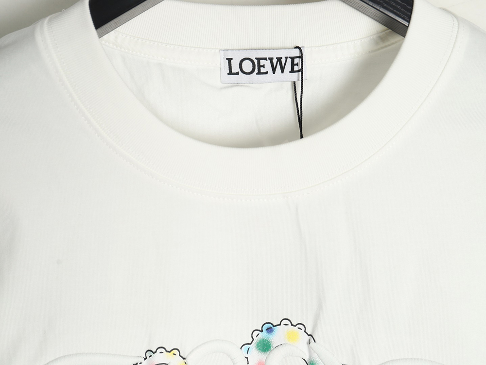 Loewe Octopus print and Anagram embroidered short-sleeved T-shirt