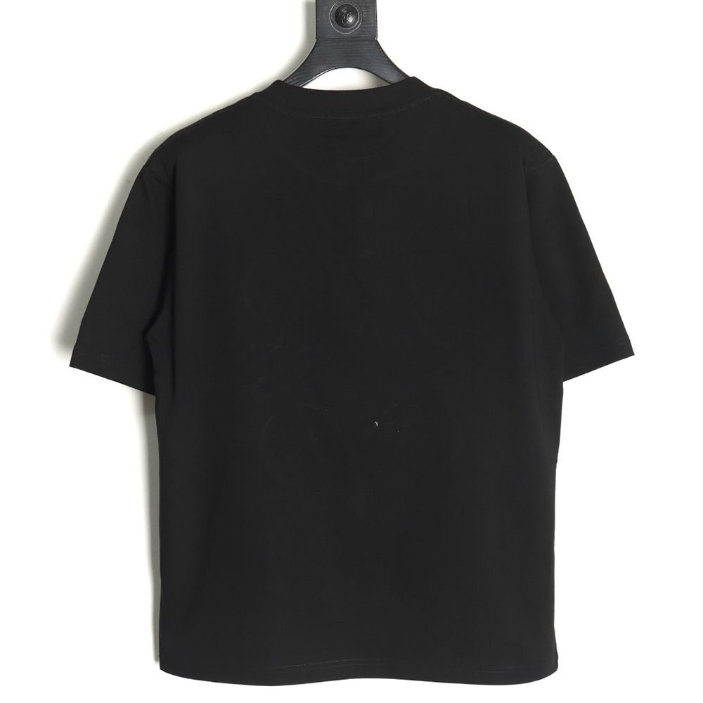 Loewe Octopus print and Anagram embroidered short-sleeved T-shirt TSK1