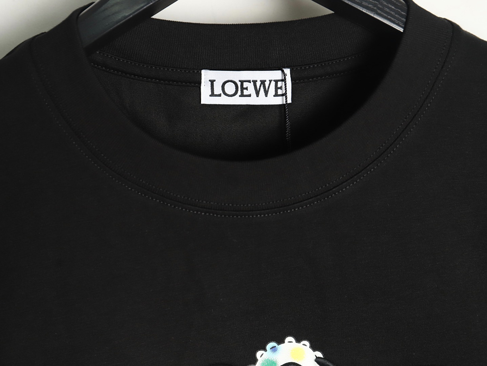 Loewe Octopus print and Anagram embroidered short-sleeved T-shirt TSK1