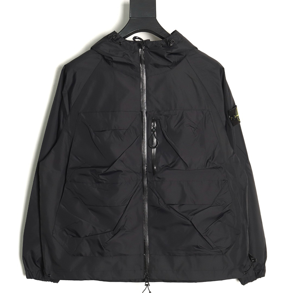 Stone Island outdoor multi-pocket zipper jacket