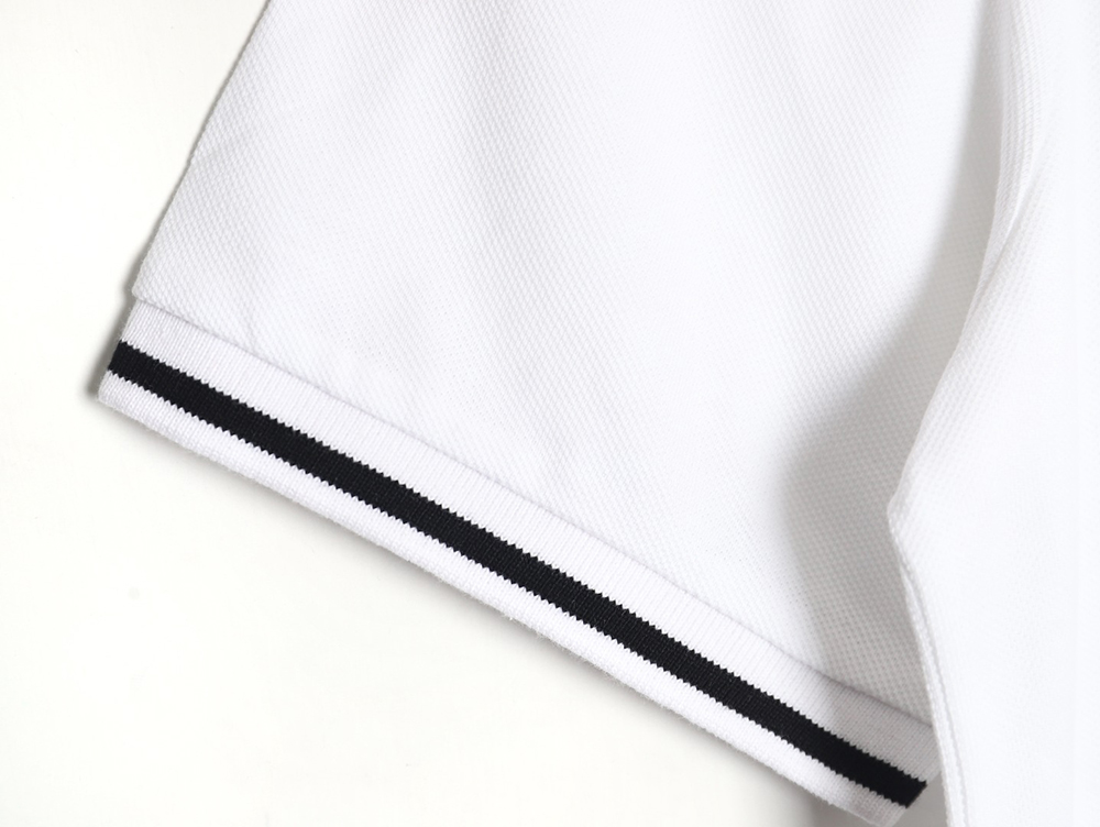 Zegna classic chest letter embroidered polo shirt