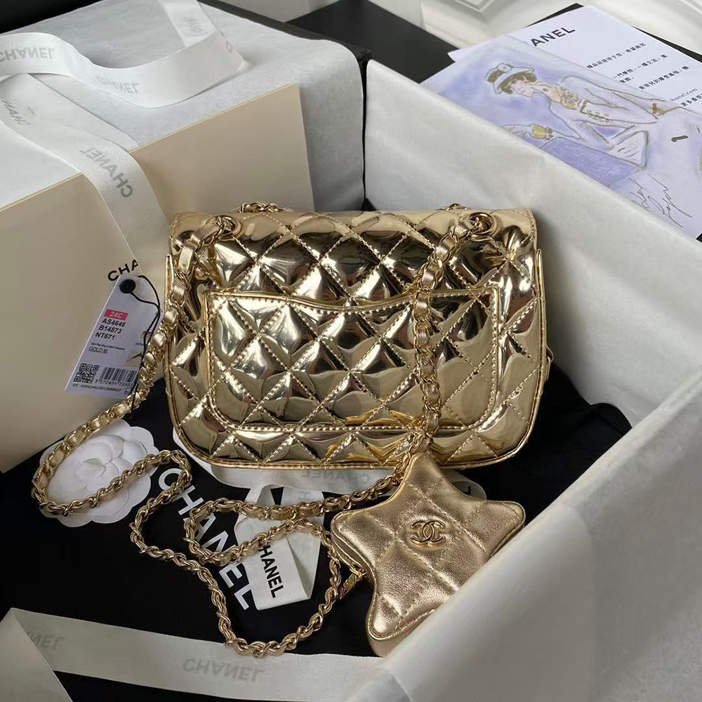 Chanel CC Mini Flap Bags AS4646 12.5*19*5cm