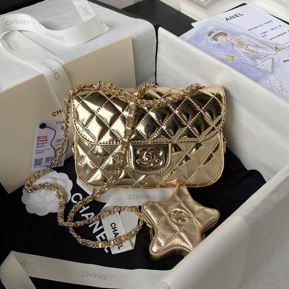 Chanel CC Mini Flap Bags AS4646 12.5*19*5cm