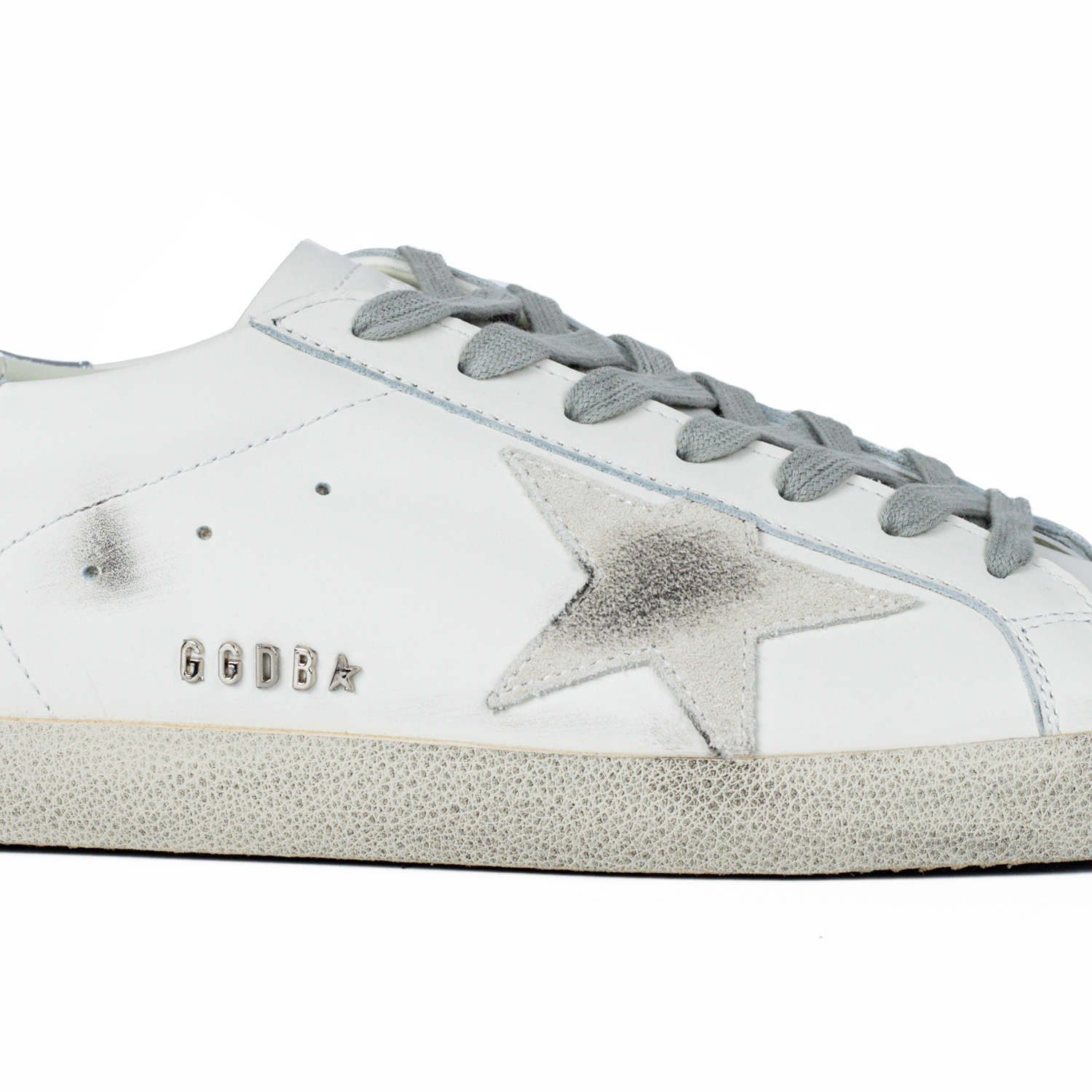 Golden Goose Super-Star White Silver