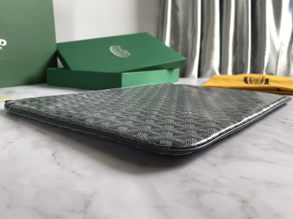 Goyard Senat Pouch GM bags  Grey 1CL51P 40*30cm