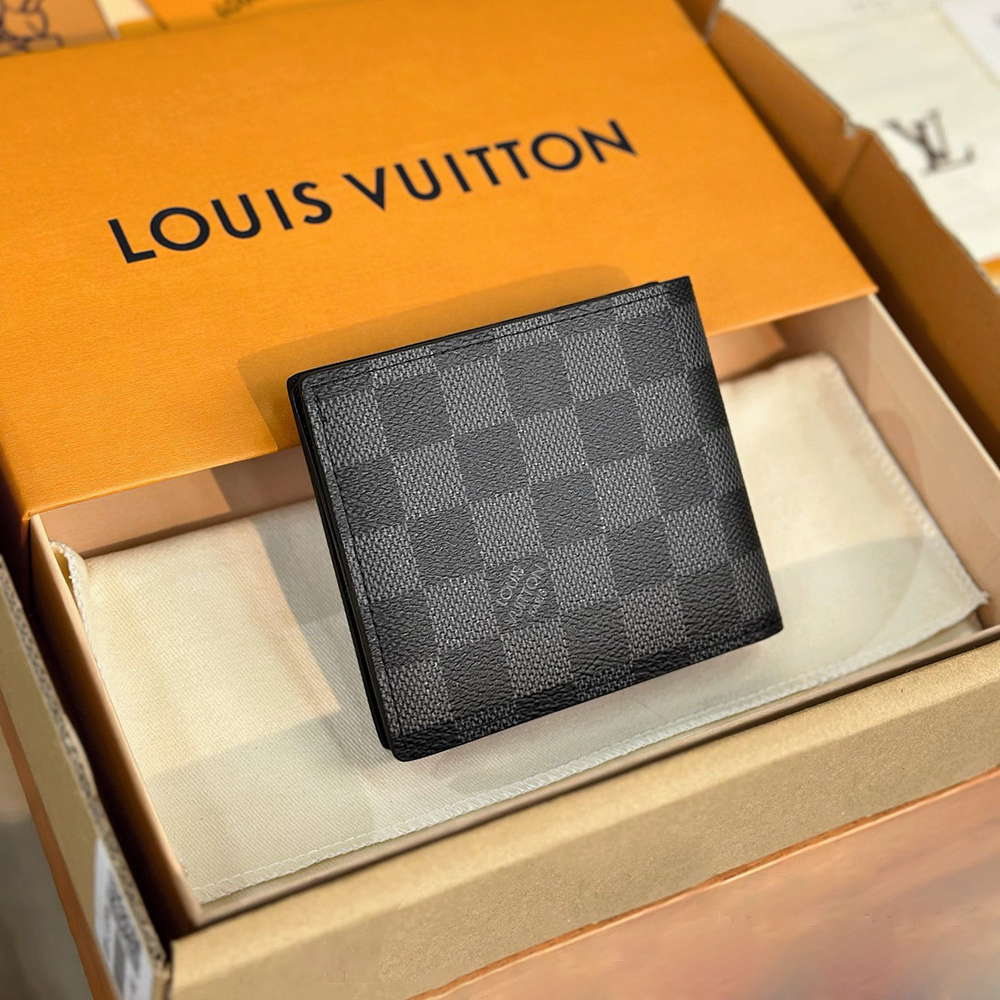 Louis Vuitton Amerigo Wallets N60053 11.5*9.5*2cm
