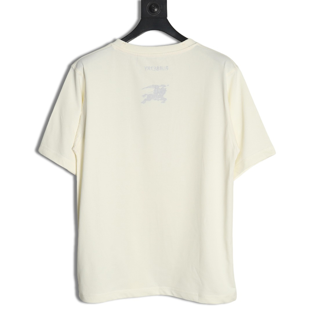 Burberry blue label war horse print round neck short sleeves