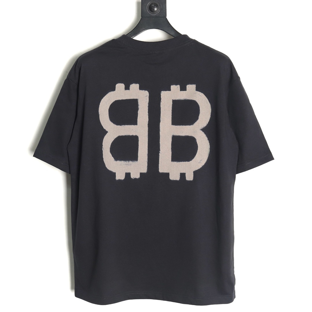 Balenciaga Bitcoin Crew Neck Short Sleeve T-Shirt