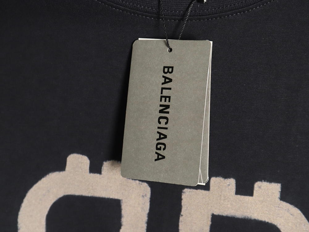 Balenciaga Bitcoin Crew Neck Short Sleeve T-Shirt