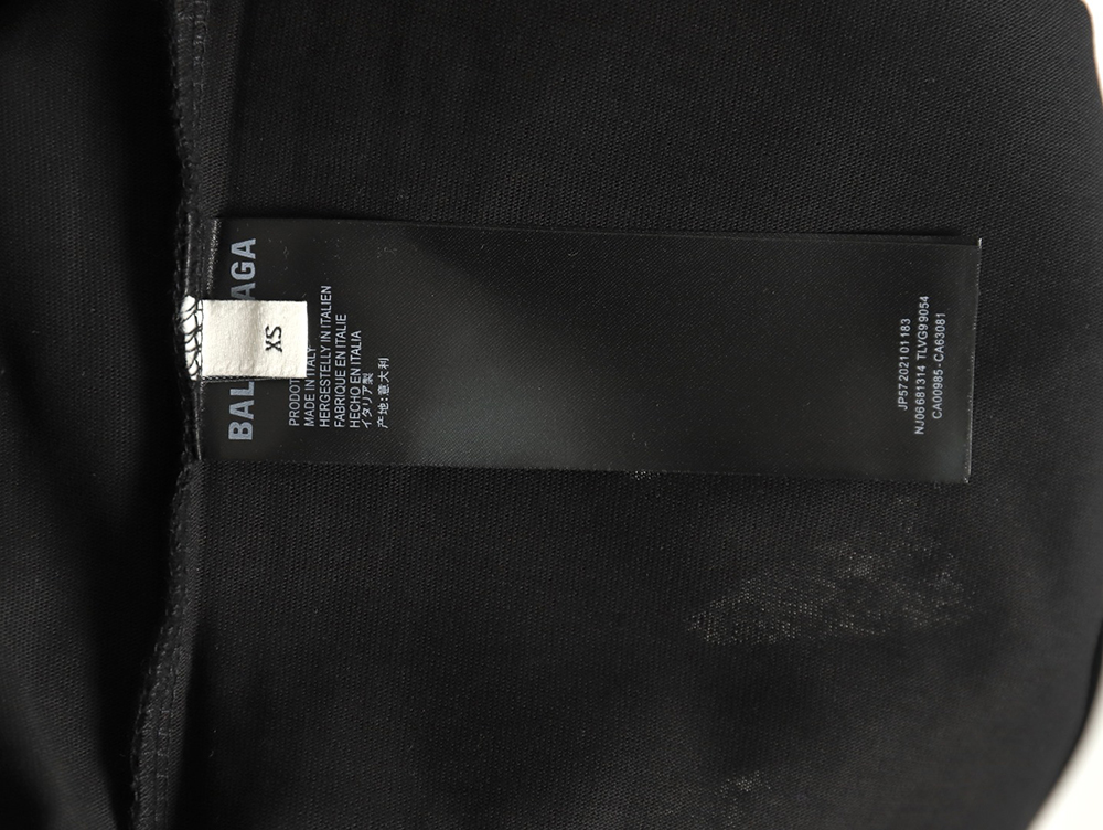 Balenciaga gradient letter logo short sleeve