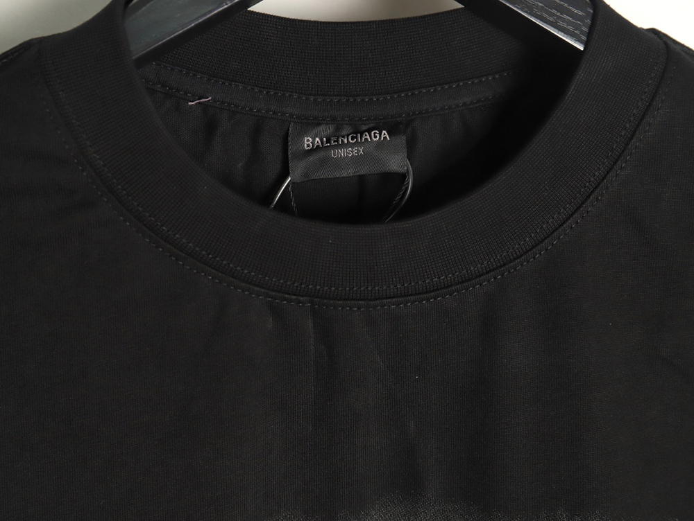 Balenciaga gradient letter logo short sleeve
