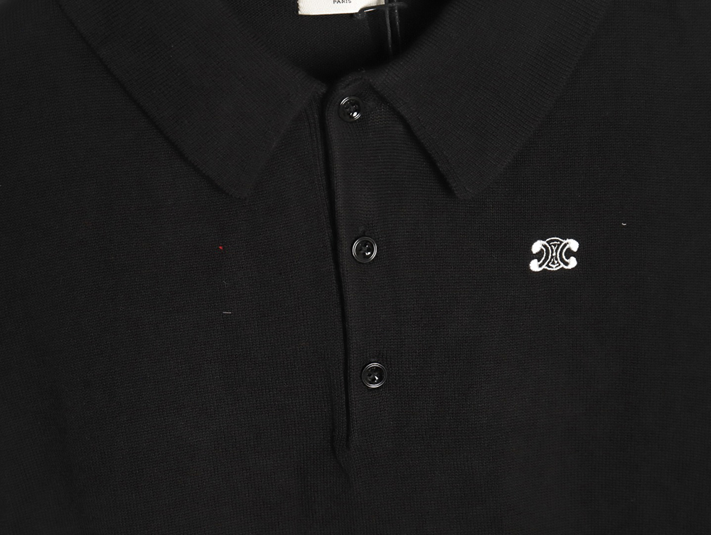 Celine Arc de Triomphe short-sleeved POLO shirt