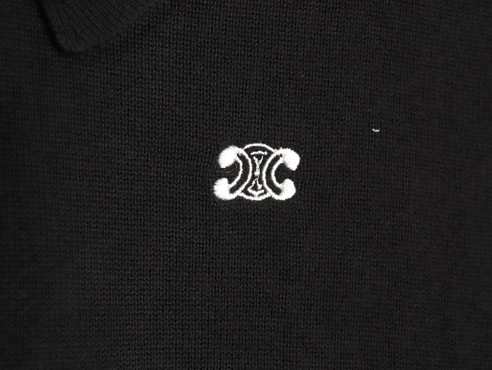 Celine Arc de Triomphe short-sleeved POLO shirt