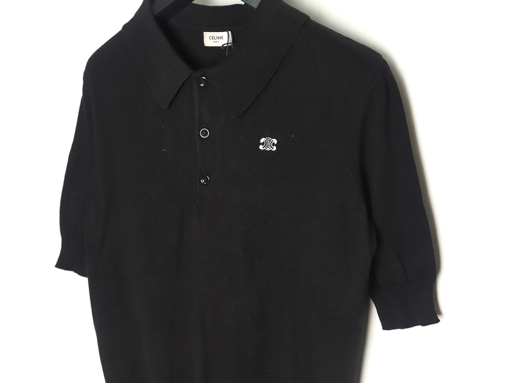 Celine Arc de Triomphe short-sleeved POLO shirt