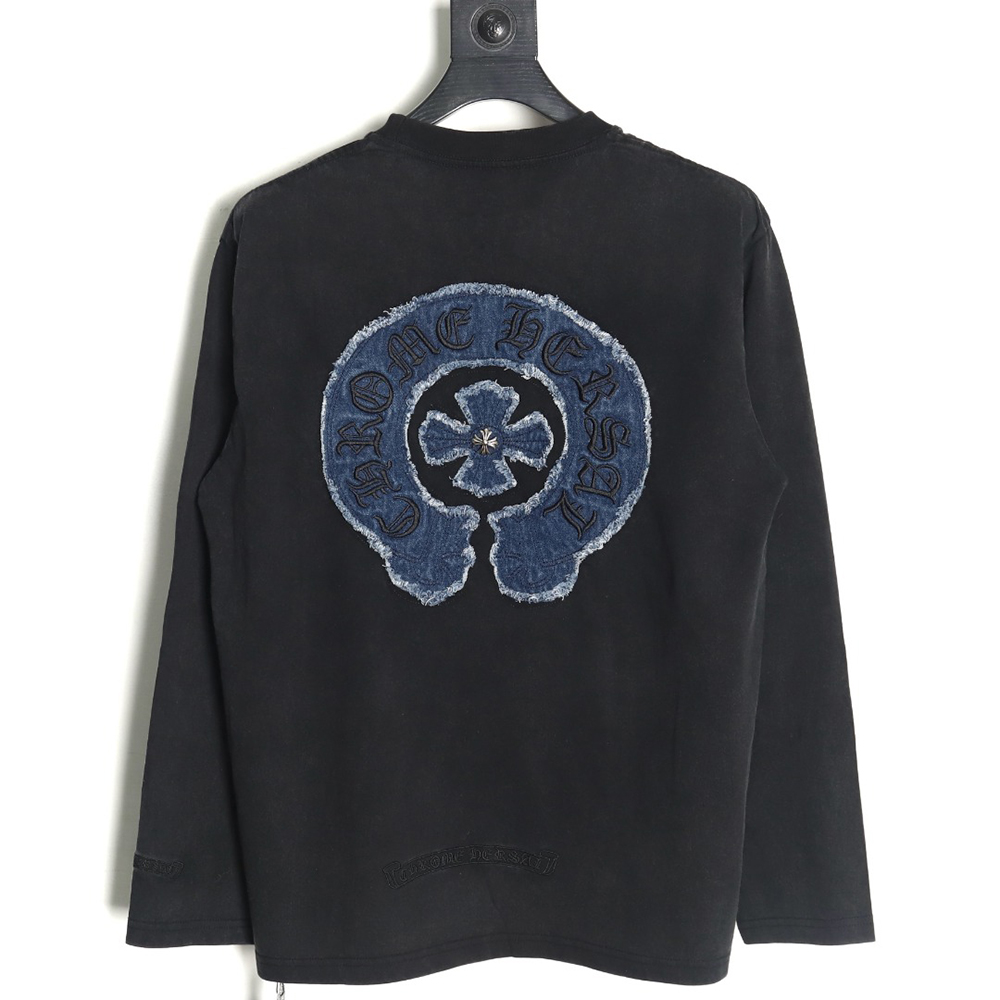 Chrome Hearts Patch Embroidered Long Sleeve T-Shirt