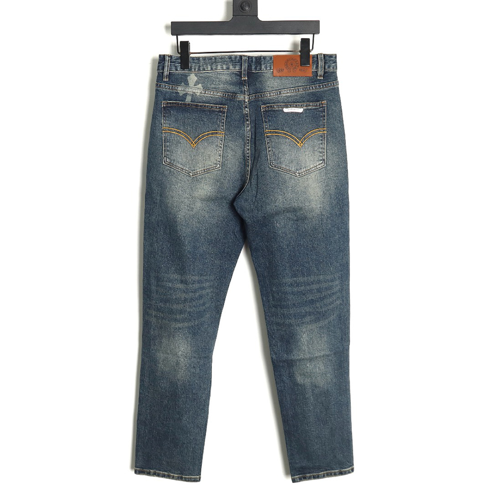 Chrome Heart Classic Cross Denim Pants