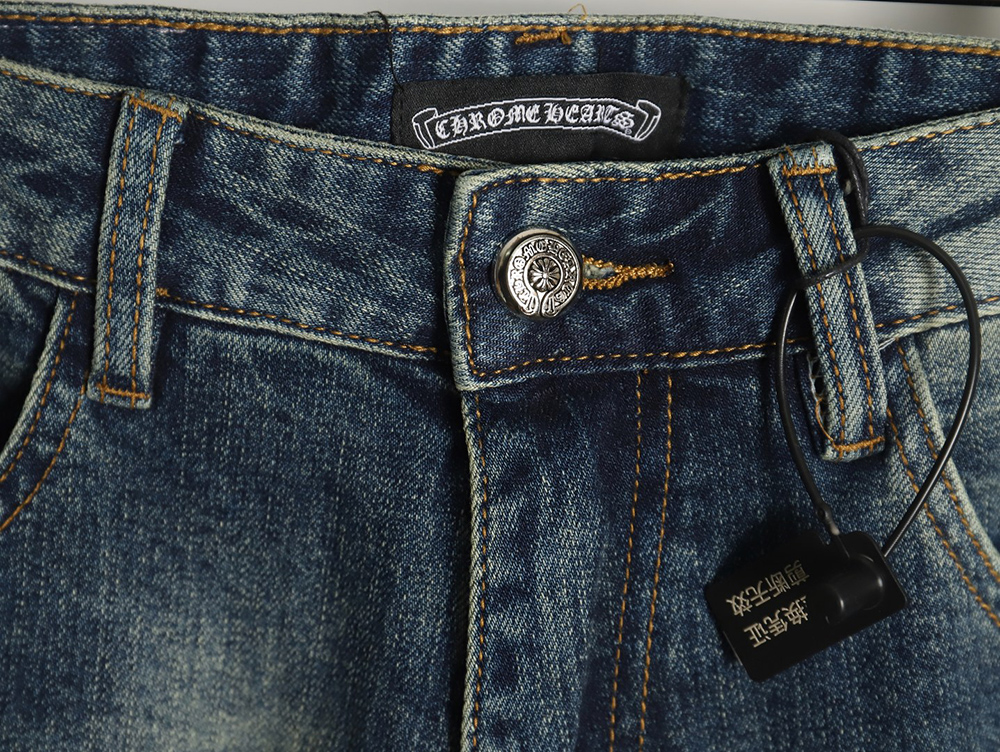 Chrome Heart Classic Cross Denim Pants