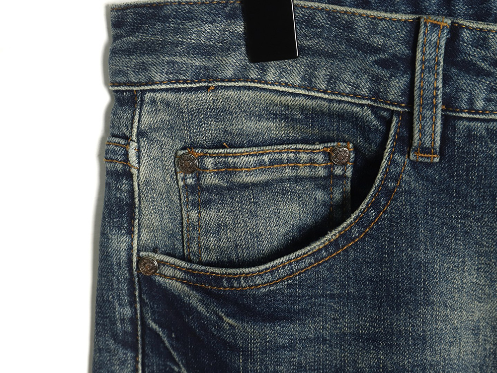 Chrome Heart Classic Cross Denim Pants
