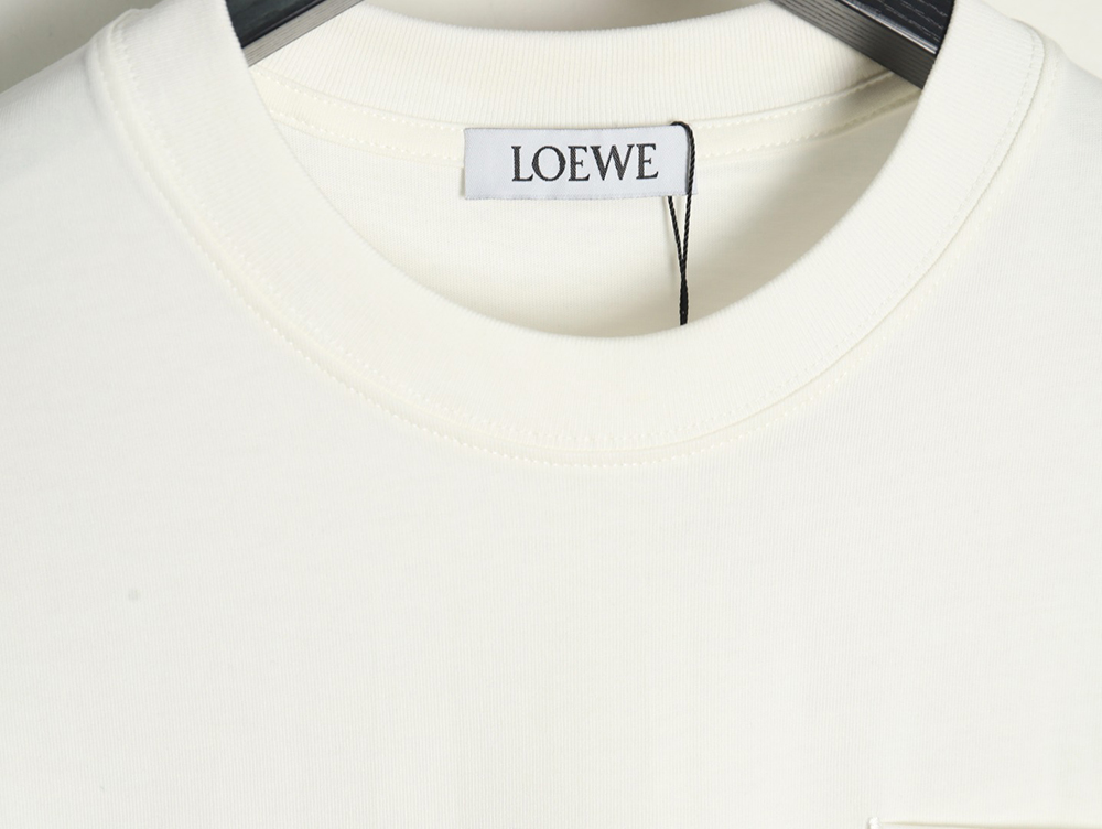 Loewe Pocket Logo Embroidered Short Sleeve T-Shirt
