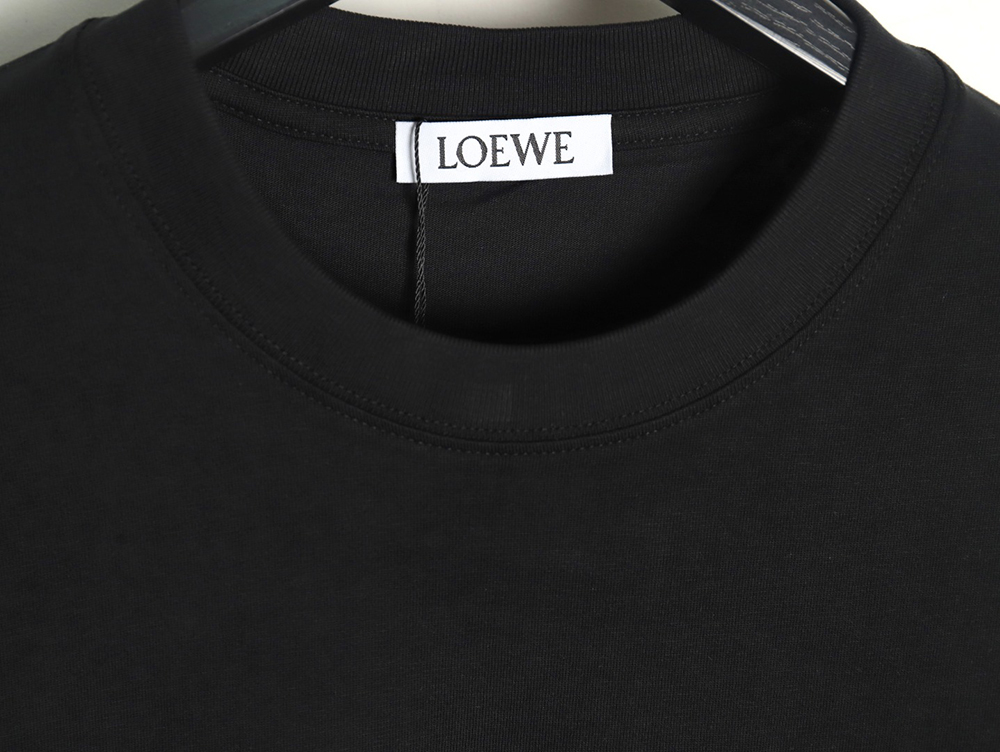 Loewe Pocket Logo Embroidered Short Sleeve T-Shirt TSK1