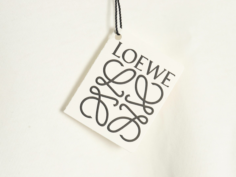 Loewe Pocket Logo Embroidered Short Sleeve T-Shirt TSK2
