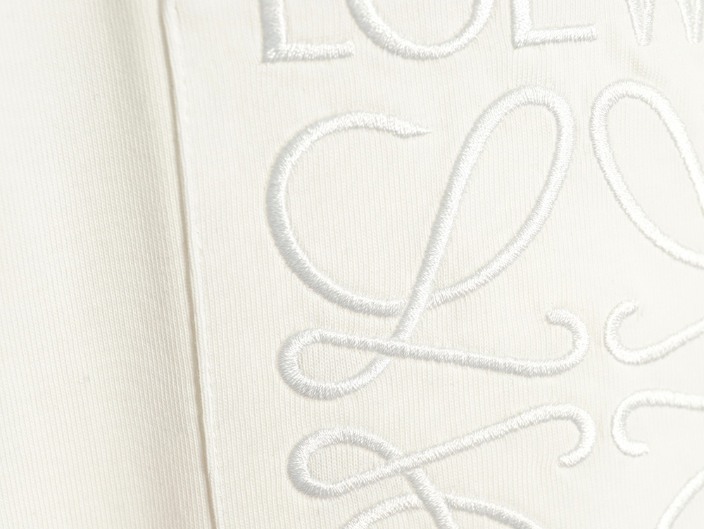 Loewe Pocket Logo Embroidered Short Sleeve T-Shirt TSK2