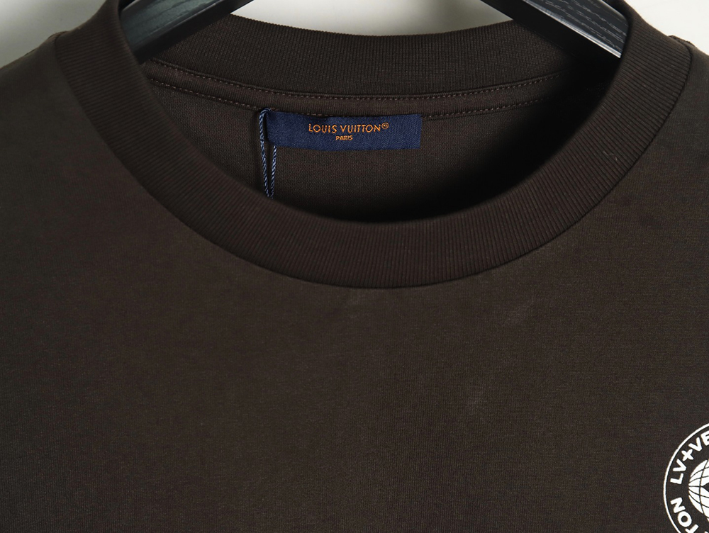 Louis Vuitton horizontal line logo print short sleeve T-shirt