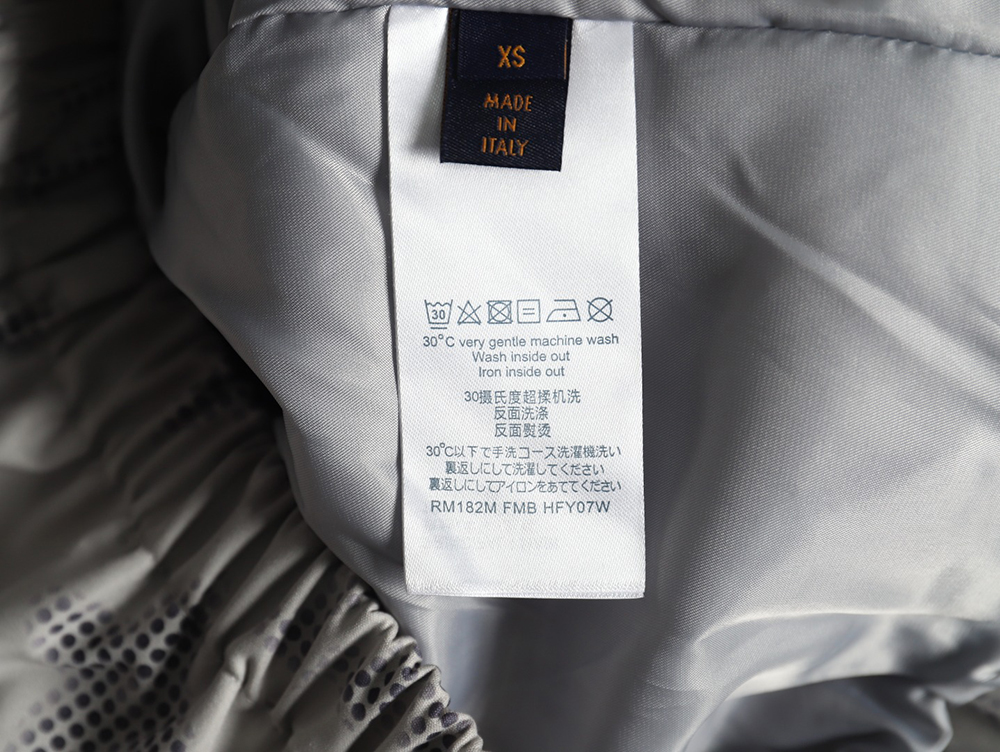 Louis Vuitton monogram full print trench coat zip up jacket