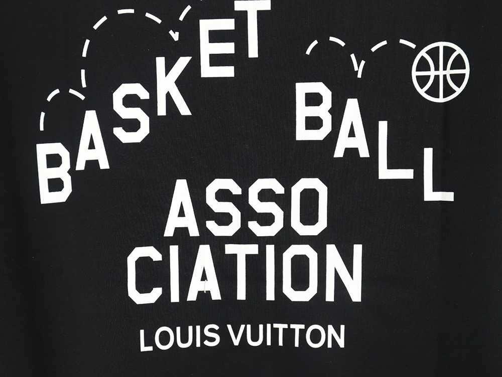Louis vuitton & NBA joint Logo print short sleeve
