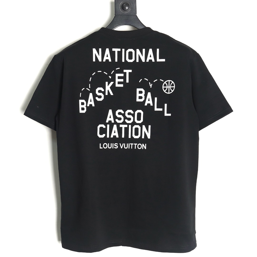 Louis vuitton & NBA joint Logo print short sleeve