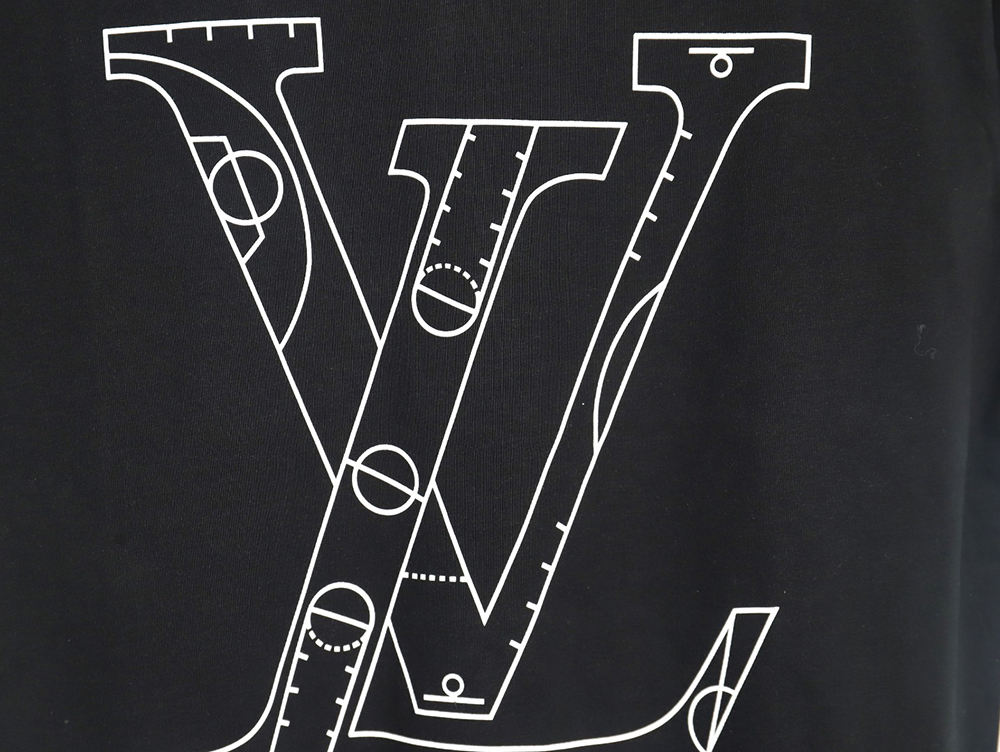 Louis vuitton & NBA joint Logo print short sleeve