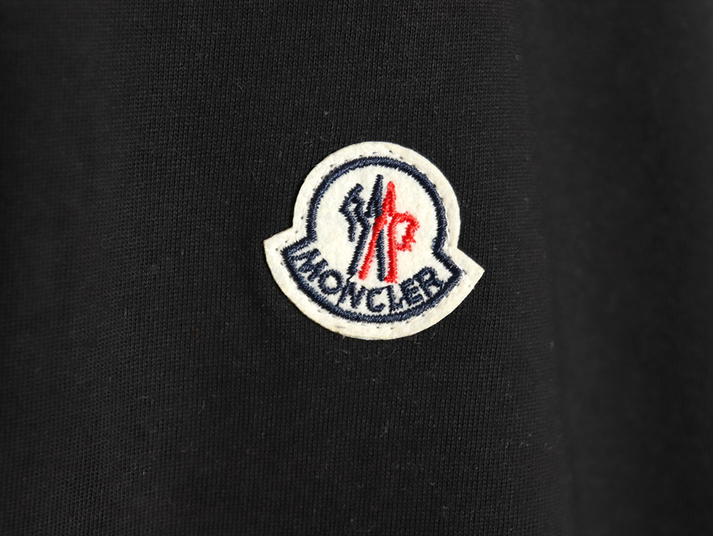 Moncler embroidered letter jacquard short-sleeved T-shirt TSK3