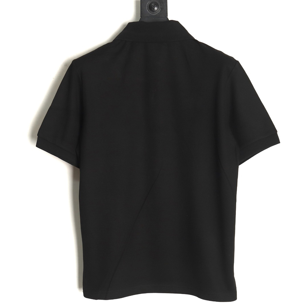 Miu Miu micro logo lettering polo shirt