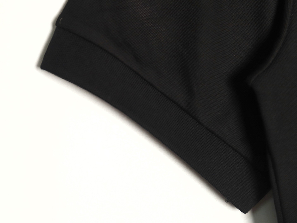 Miu Miu micro logo lettering polo shirt