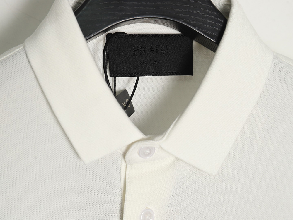 Prada Striped Polo Short Sleeve